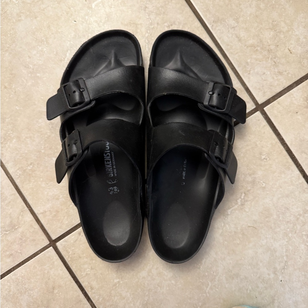 Black Birkenstock, Arizona sandals